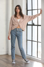 Load image into Gallery viewer, Erica Reversible Tied French Terry Salt Washed Top - Modern Romance Boutique