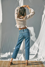 Load image into Gallery viewer, Cali Flowly Crop with Tie Front