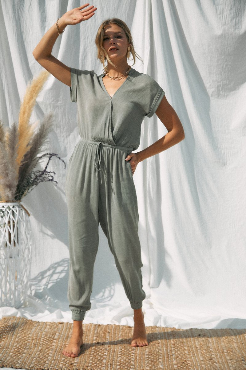 Naples Short Sleeve Jumpsuit