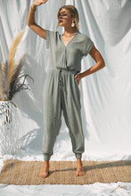 Load image into Gallery viewer, Naples Short Sleeve Jumpsuit