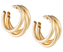 Load image into Gallery viewer, Modern Romance Boutique - Lexi Tri Mini Hoop
