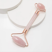 Load image into Gallery viewer, Rose Quartz Crystal Facial Roller