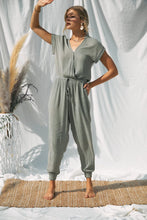Load image into Gallery viewer, Naples Short Sleeve Jumpsuit
