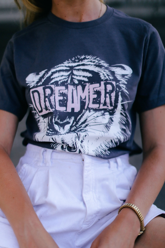 Dreamer Tiger Tee - Tops